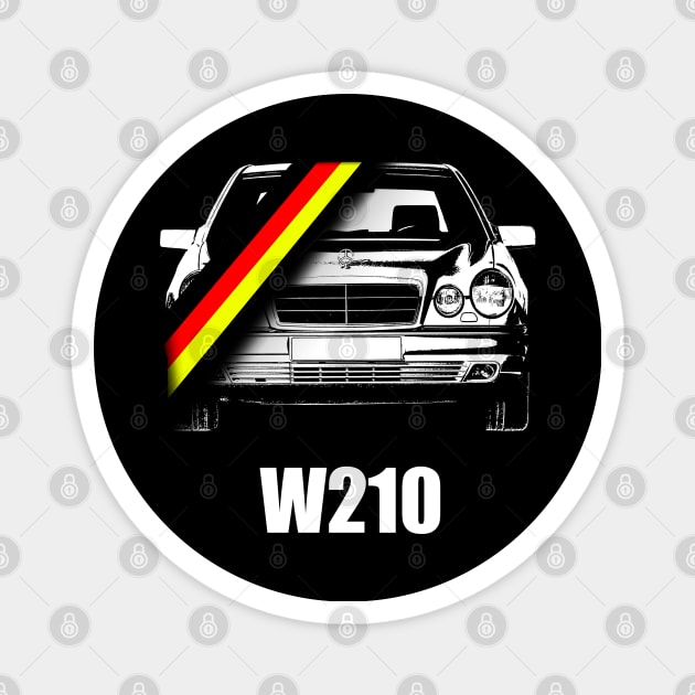 Mercedes W210 E-class Magnet by WOS